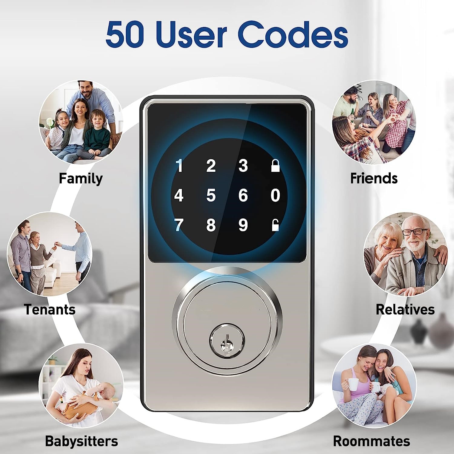 Smart Lock with password, Keyl - Door Lock Smart Keypad ulasan dan harga