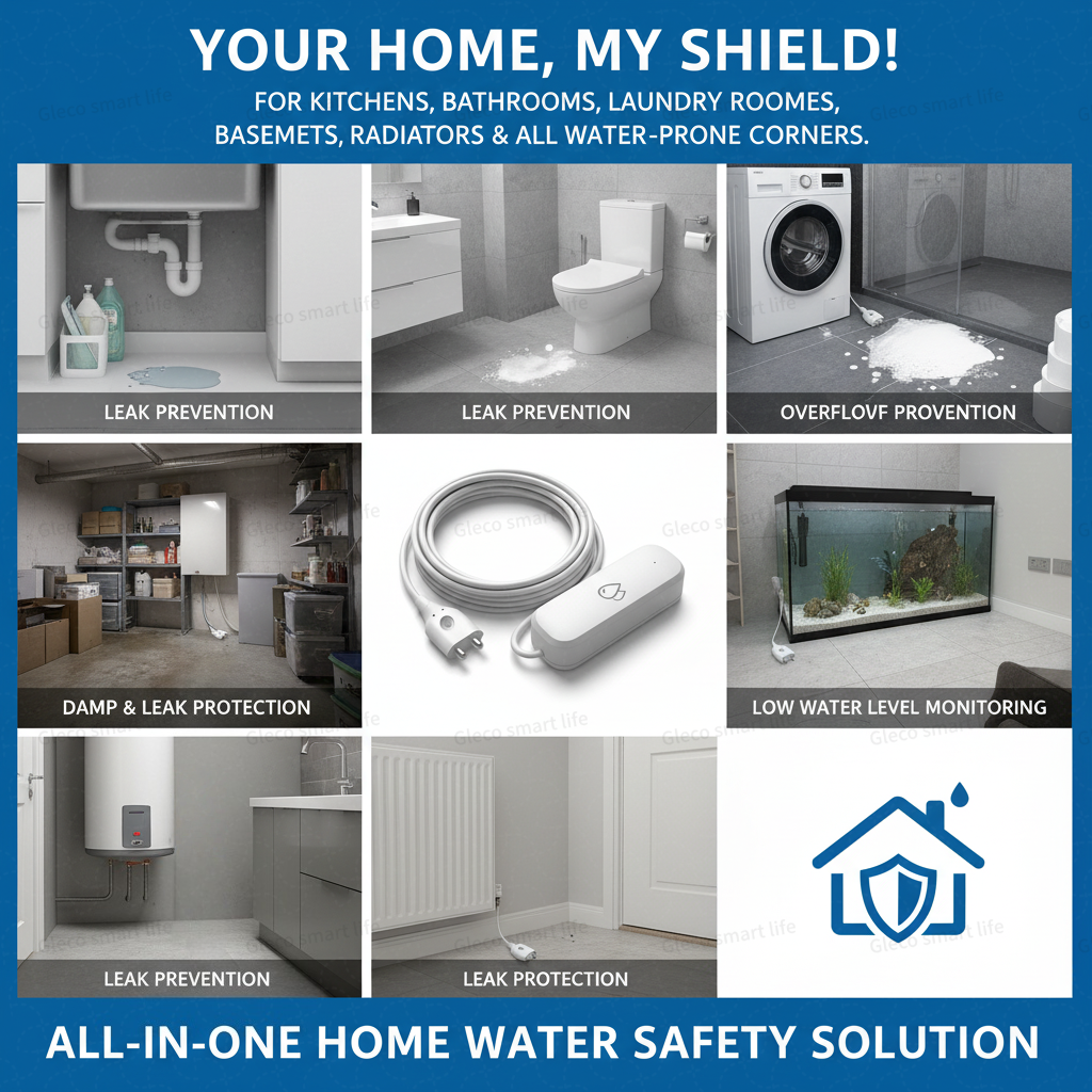 Tuya Zigbee Water Leak Sensor  - Home Security Monitoring ulasan dan harga
