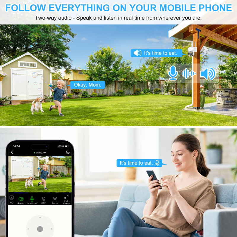 Smar 3MP Wireless CCTV Securit - Home Security Systems Wireless ulasan dan harga