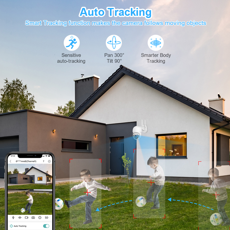 Smar 3MP Wireless CCTV Securit - Home Security Systems Wireless ulasan dan harga