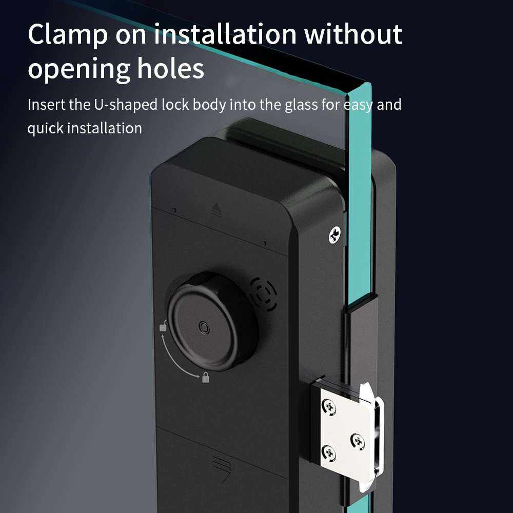 TTLOCK Smart Glass lock Finger - Door Lock Smart Keypad ulasan dan harga