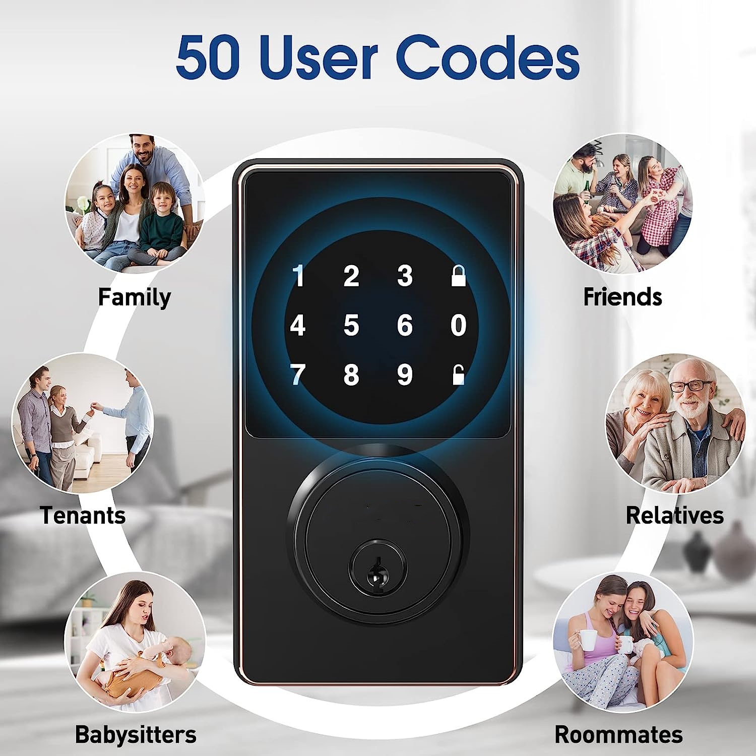Smart Lock with password, Keyl - Door Lock Smart Keypad ulasan dan harga